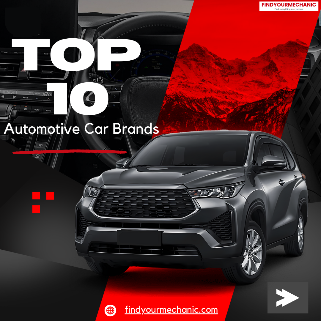 Top 10 Automotive Car Brands