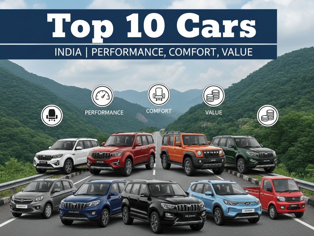 Top 10 Mahindra Cars in India for Performance, Comfort, and Value