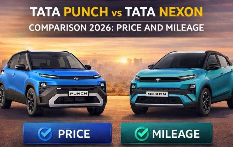 Tata Punch vs Nexon: Compare Price, Mileage and Features in India