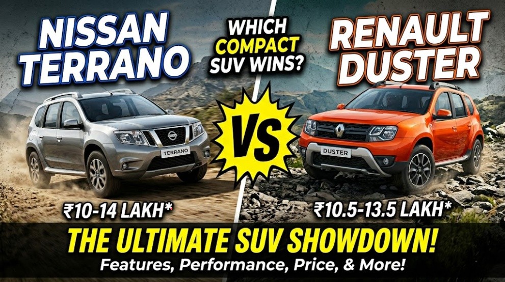 Nissan Terrano vs Renault Duster